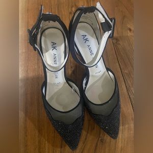 Ann Klein sequined heels
